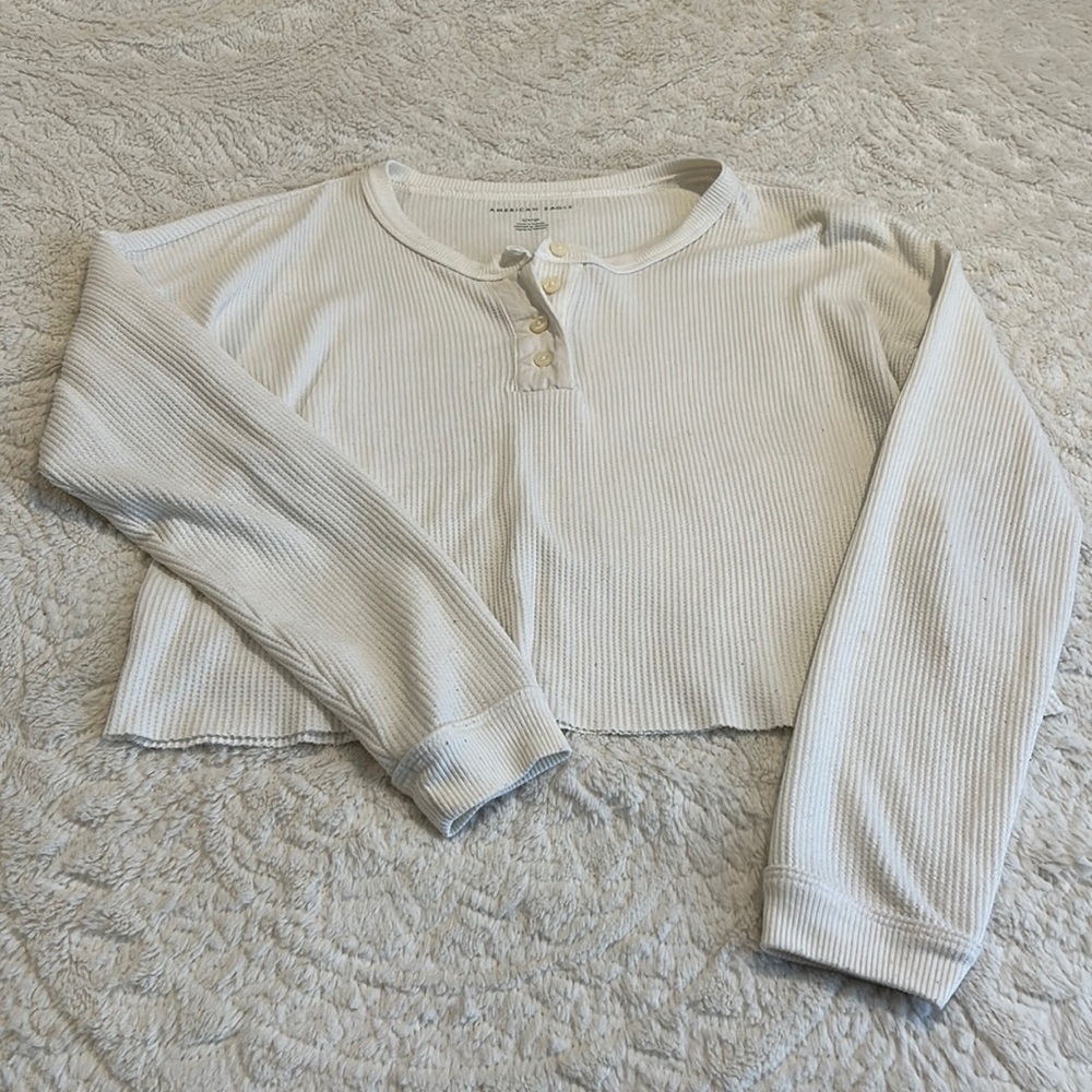 White long sleeve, American eagle shirt